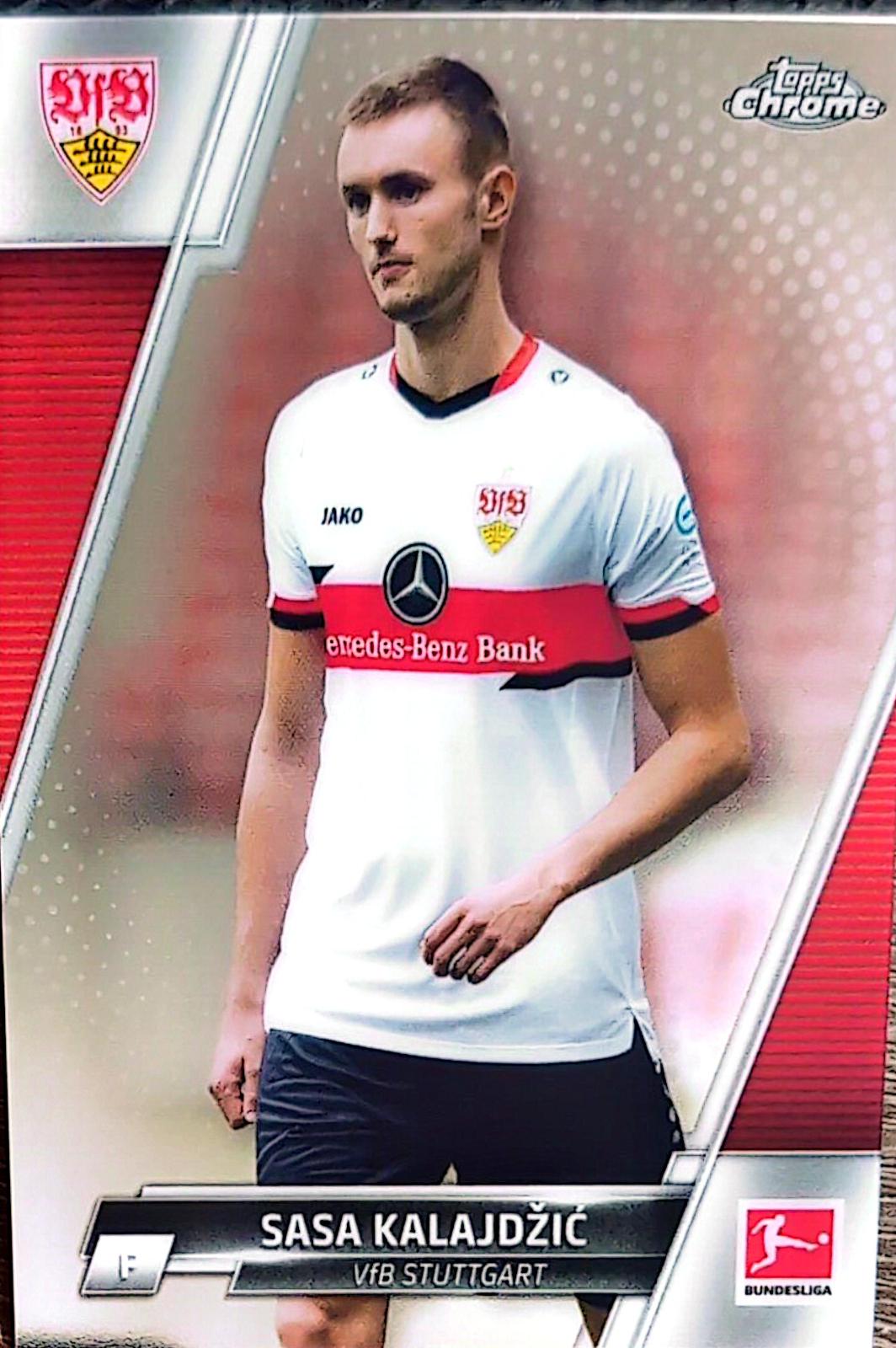 Sasa Kalajdzic #88 2021 Topps Chrome Bundesliga Soccer