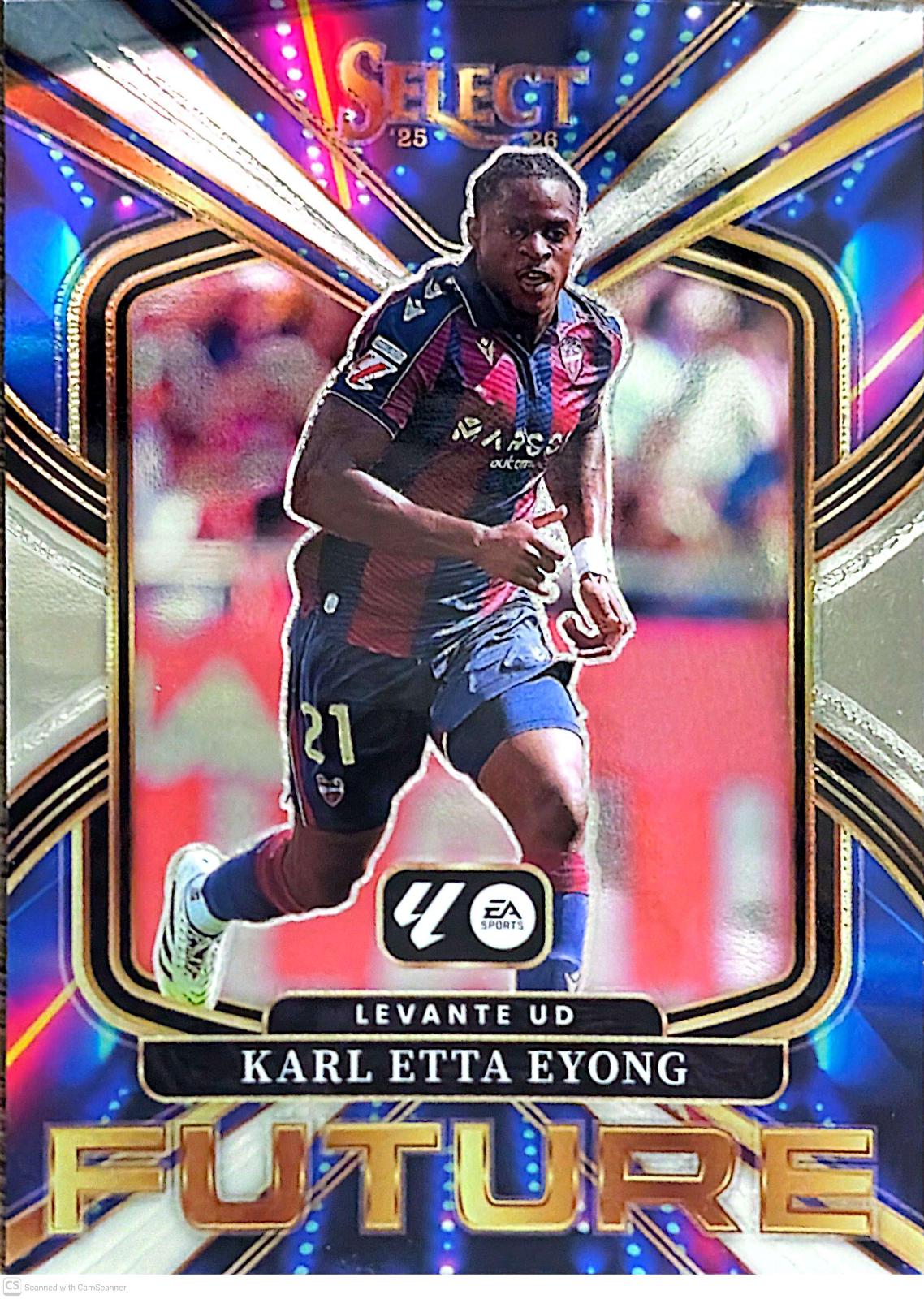 Karl Etta Eyong #16 2025 Panini Select LA Liga Future