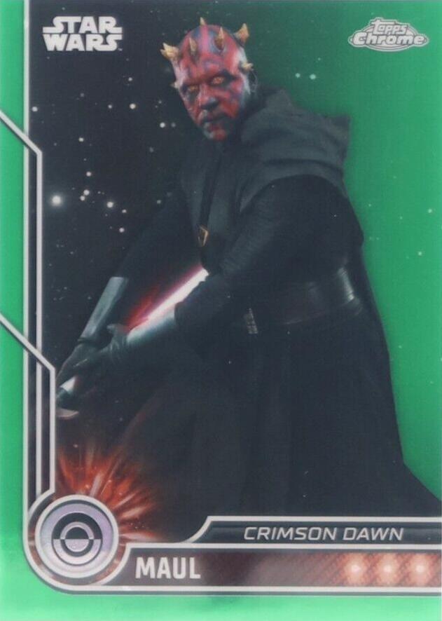 2023 Maul [Green Refractor] #24