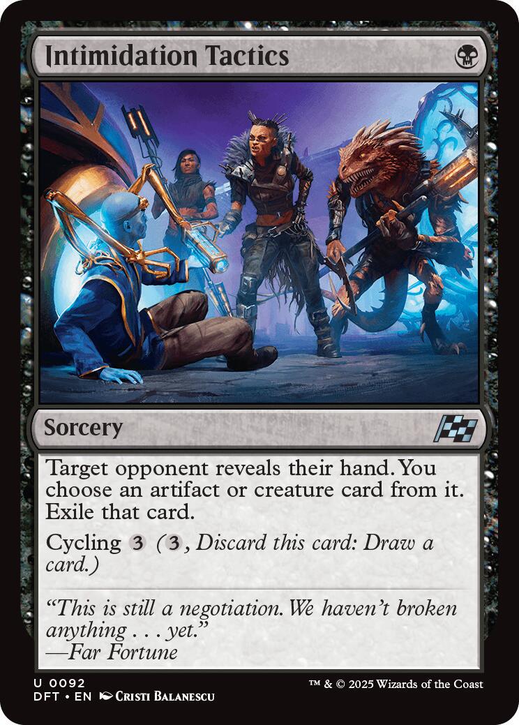 Intimidation Tactics (Magic Aetherdrift)