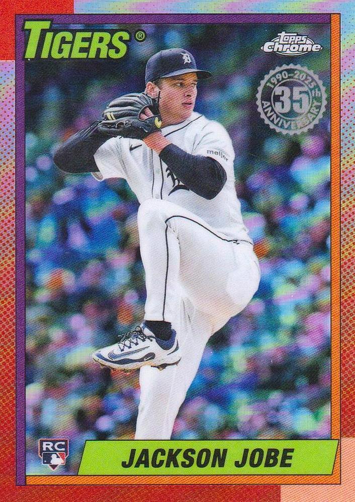 2025 Topps Chrome Update 1990 Jackson Jobe #90CU-17 card