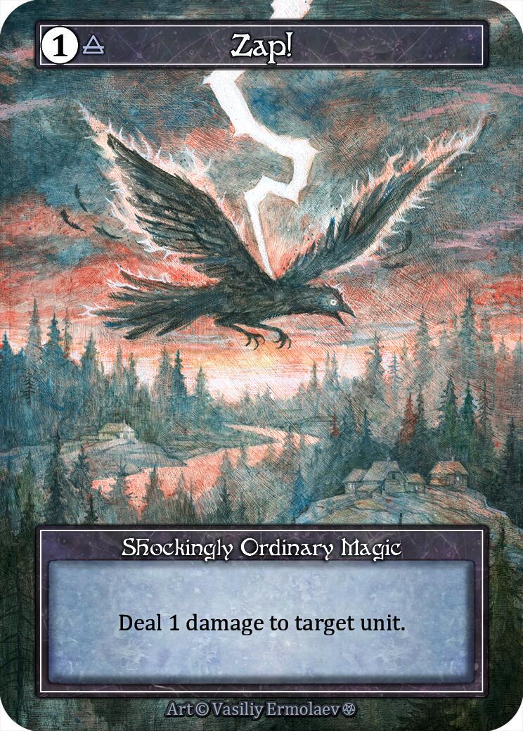 Zap! [Foil] - Sorcery: Contested Realms Gothic - Sorcery: Contested Realm card