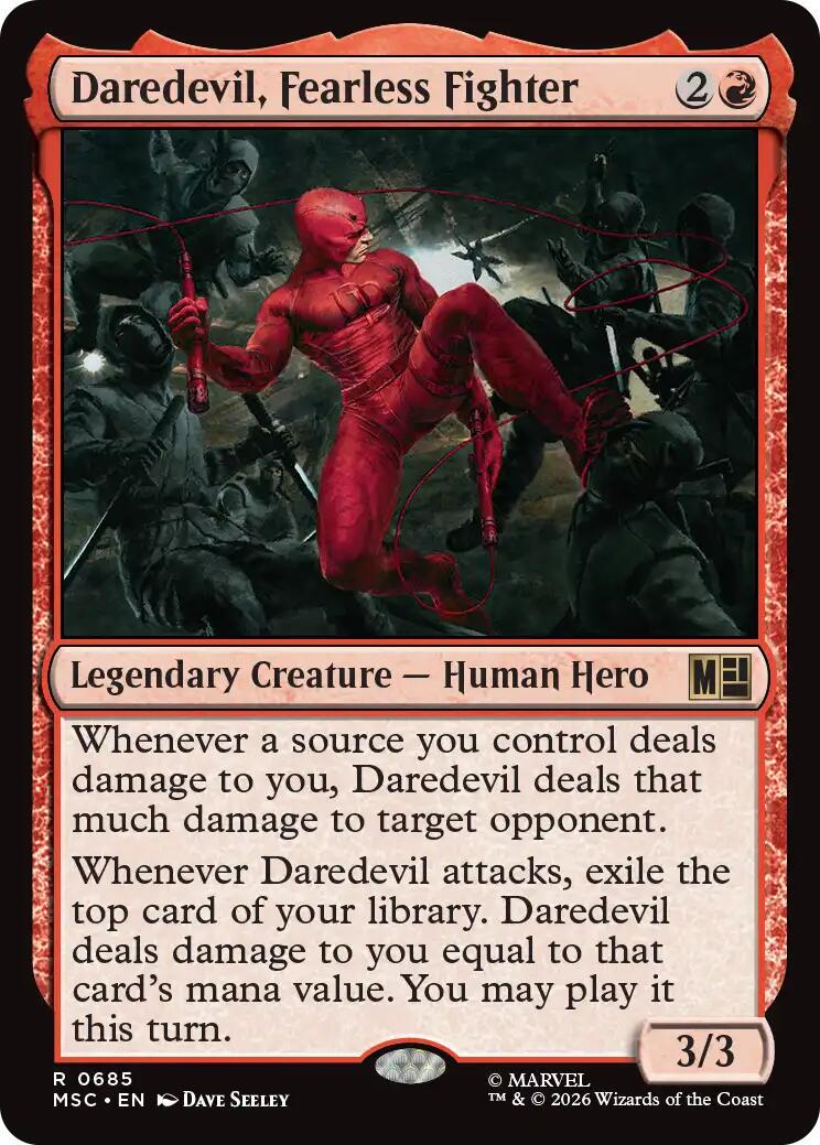 Daredevil, Fearless Fighter (Magic Marvel Super Heroes Commander)
