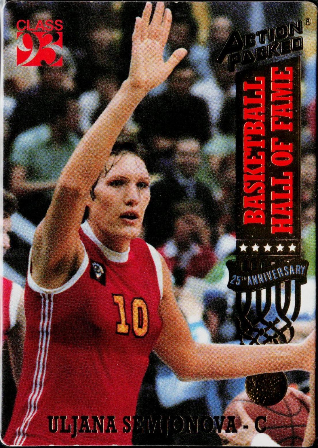 Uljana Semjonova #64 1993 Action Packed Hall Of Fame Basketball
