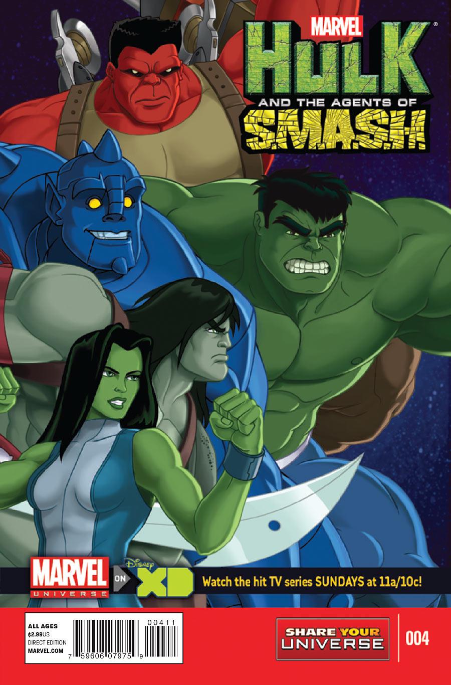 Marvel Universe Hulk and the Agents of S.M.A.S.H. #4 (2014) Comic Books Marvel Universe: Hulk and the Agents of S.M.A.S.H