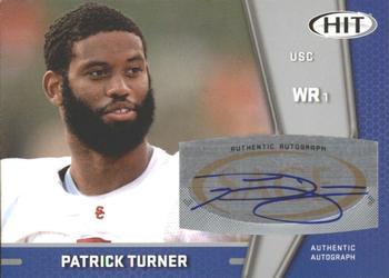 Patrick Turner #A1 2009 Sage Hit Autographs Football