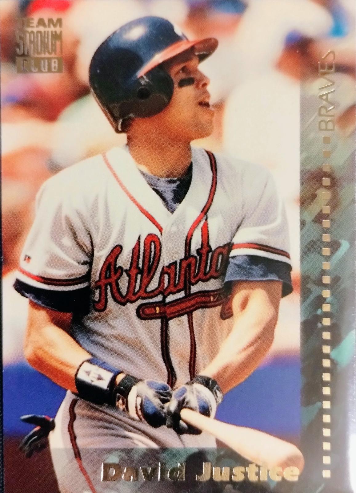 David Justice #49 Baseball Cards 1994 Stadium Club Team Series