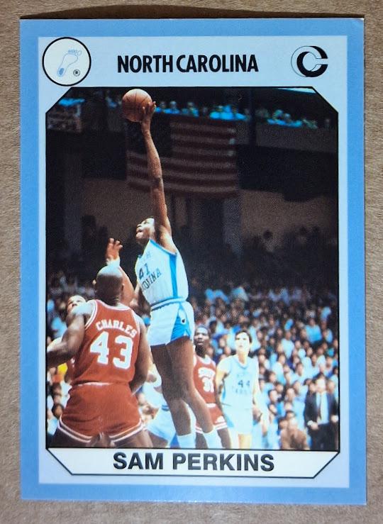 Sam Perkins Collegiate Collection #54 1990 Collegiate Collection North Carolina Basketball