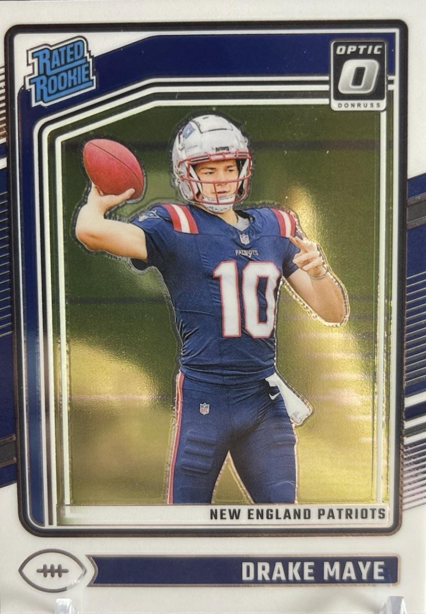 Drake Maye #229 Football Cards 2024 Panini Donruss Optic