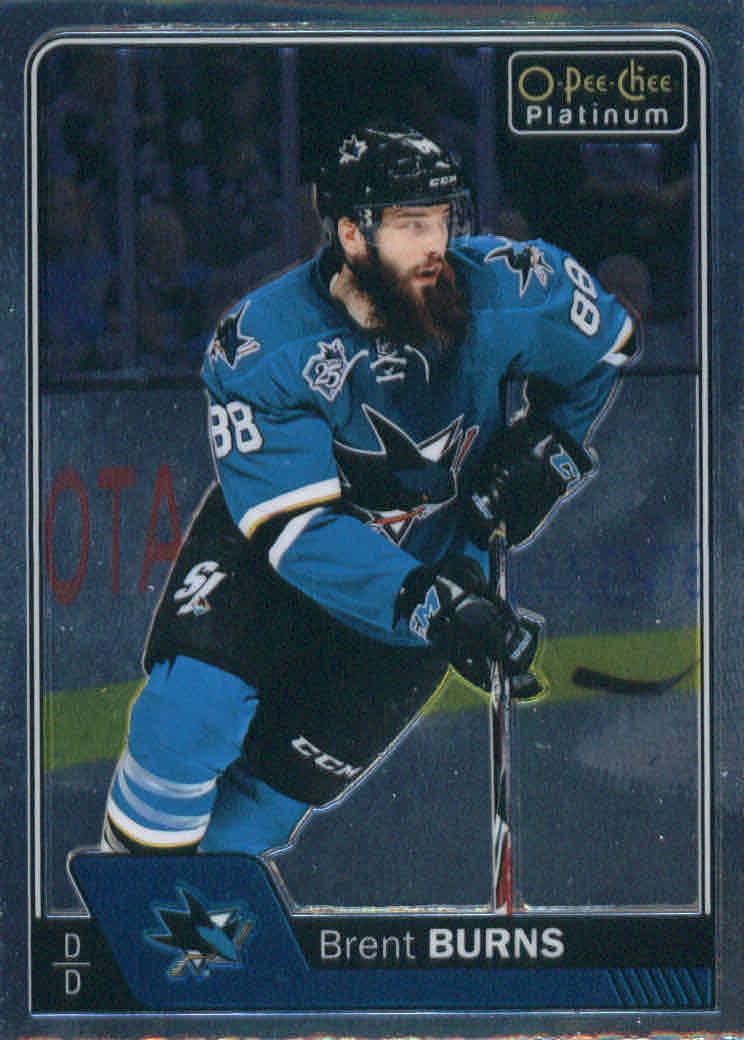 Brent Burns #22 2016-17 O-Pee-Chee Platinum Hockey
