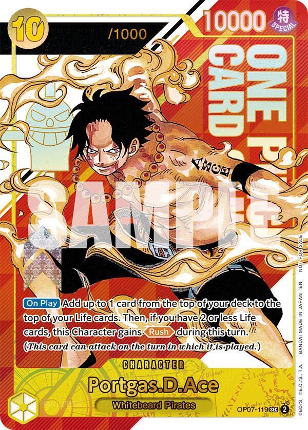 Portgas.D.Ace [Top Prize] OP07-119 Prices | One Piece 500 Years in