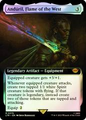 Anduril, Flame of the West [Extended Art Foil] #375