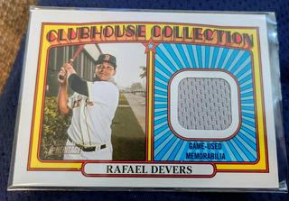 Rafael Devers Clubhouse Collection Relics