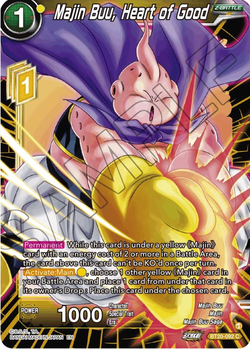 Majin Buu, Heart of Good BT20-092 Dragon Ball Super Power Absorbed
