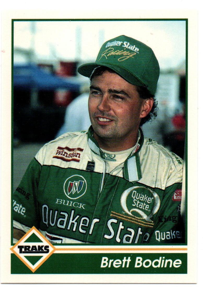 Brett Bodine #26 Racing Cards 1992 Traks NASCAR