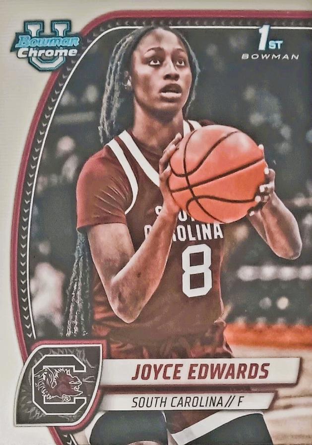 Joyce Edwards #36 Basketball Cards 2024 Bowman Chrome University