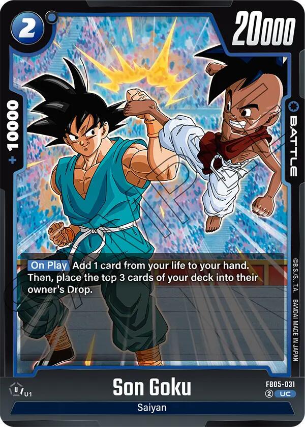 Son Goku FB05-031 Dragon Ball Fusion World New Adventure