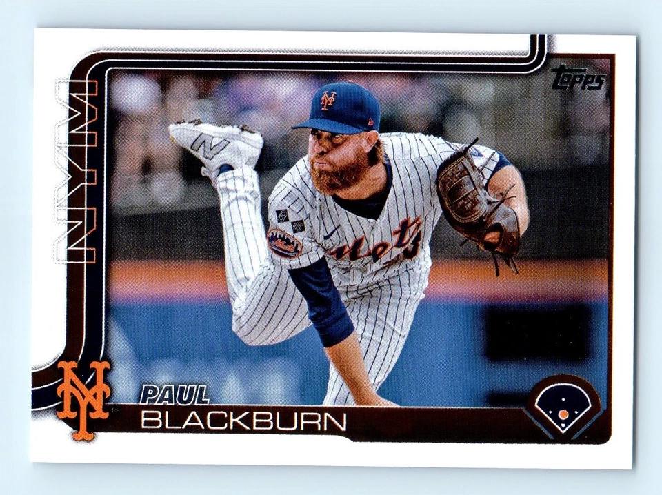 Paul Blackburn #329 Baseball Cards 2025 Topps