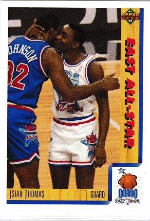 Isiah Thomas #451 Basketball Cards 1991 Upper Deck