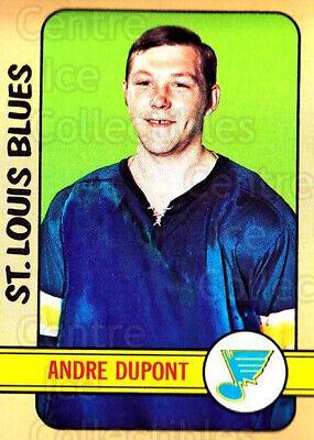 Andre Dupont #19 Hockey Cards 1972 Topps