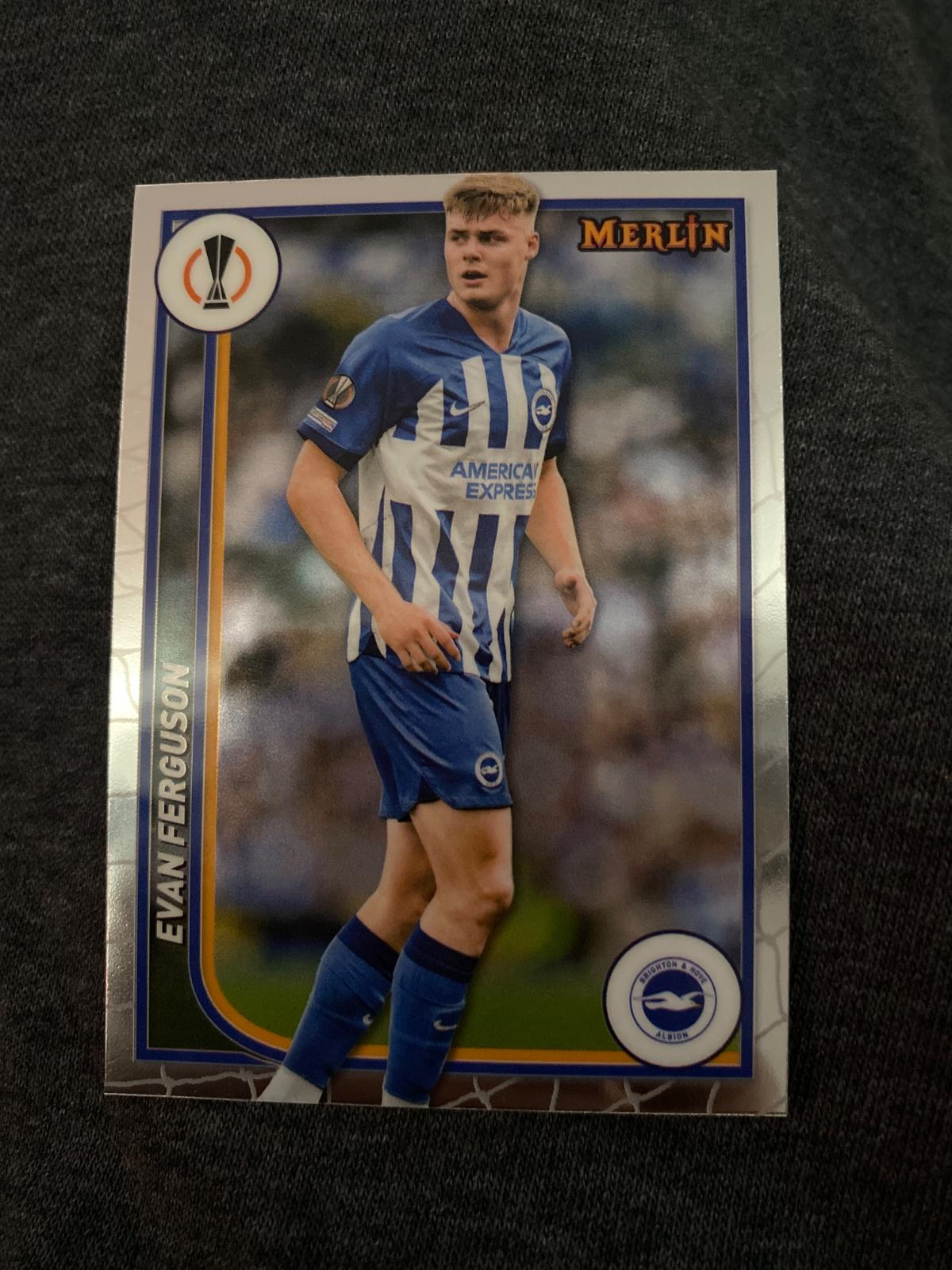 Evan Ferguson #32 2023 Topps Merlin UEFA