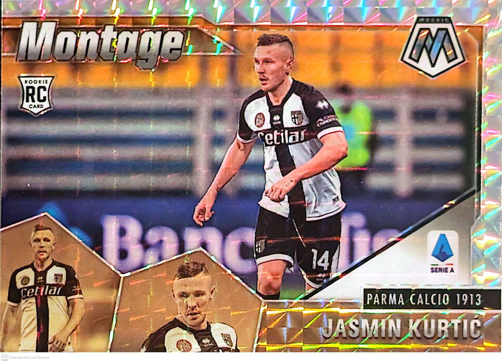 Jasmin Kurtic #13 2020 Panini Mosaic Serie A Montage