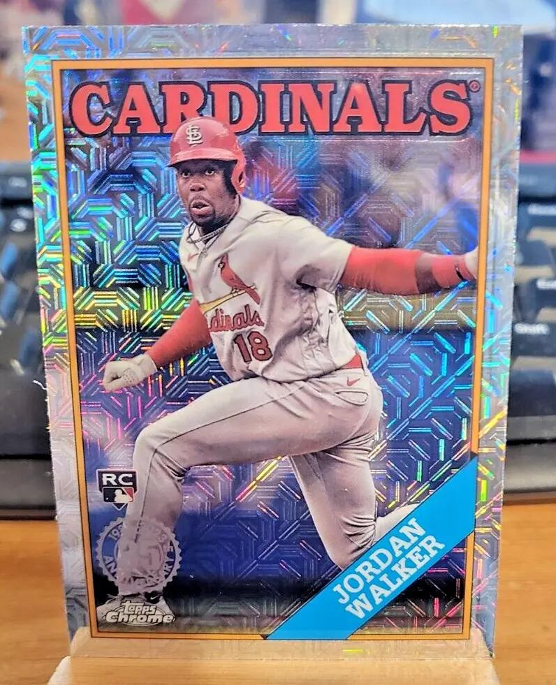 Jordan Walker #T88CU-59 Baseball Cards 2023 Topps Update 1988 Chrome 35th Anniversary