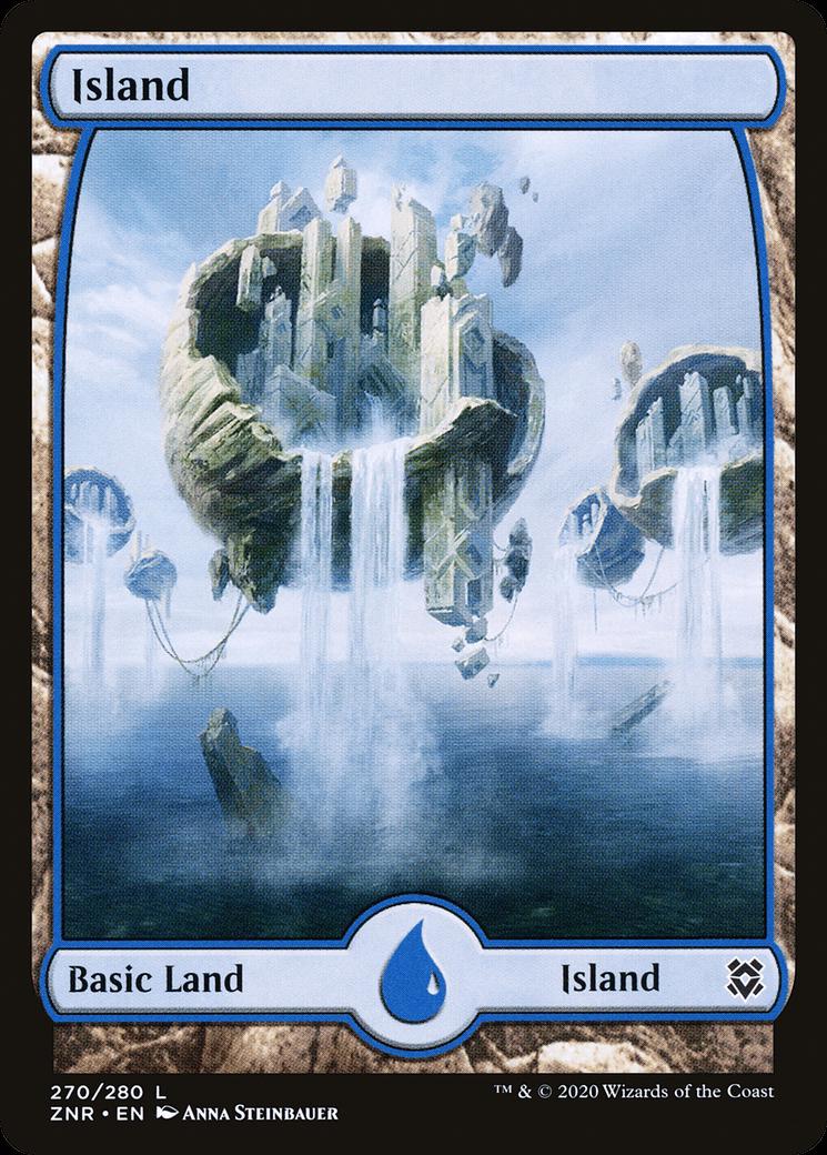 Island #270 Magic Zendikar Rising