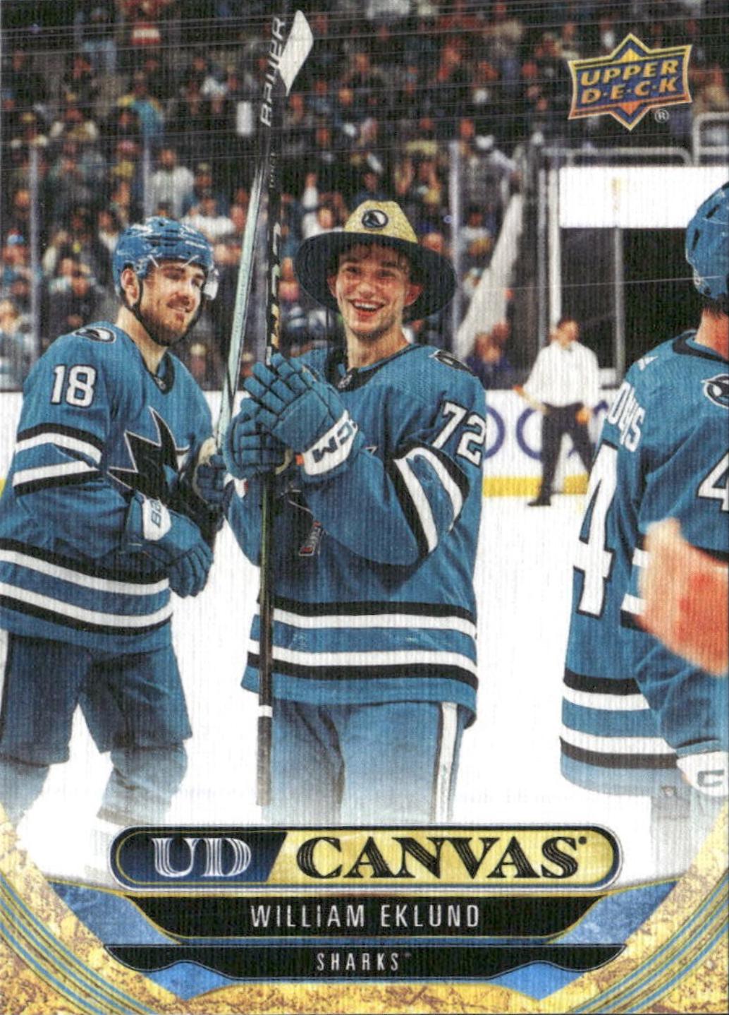 William Eklund #C198 Hockey Cards 2024 Upper Deck Canvas