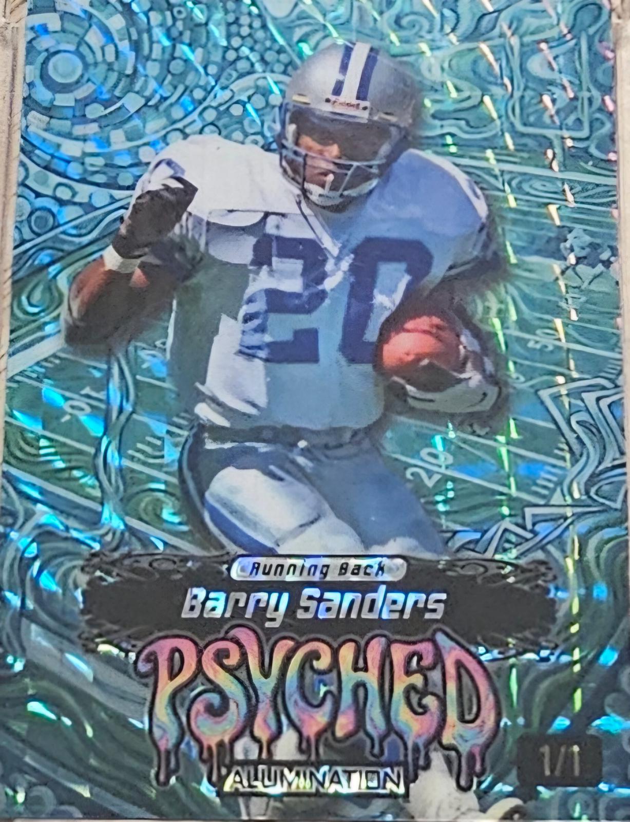 Barry Sanders #JPCY4-BS 2026 Wild Card Alumination Just The Hits Football