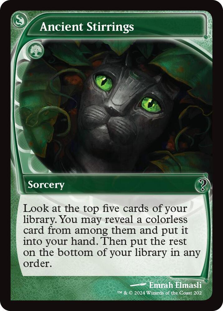 Ancient Stirrings [Foil] (Magic Mystery Booster 2)