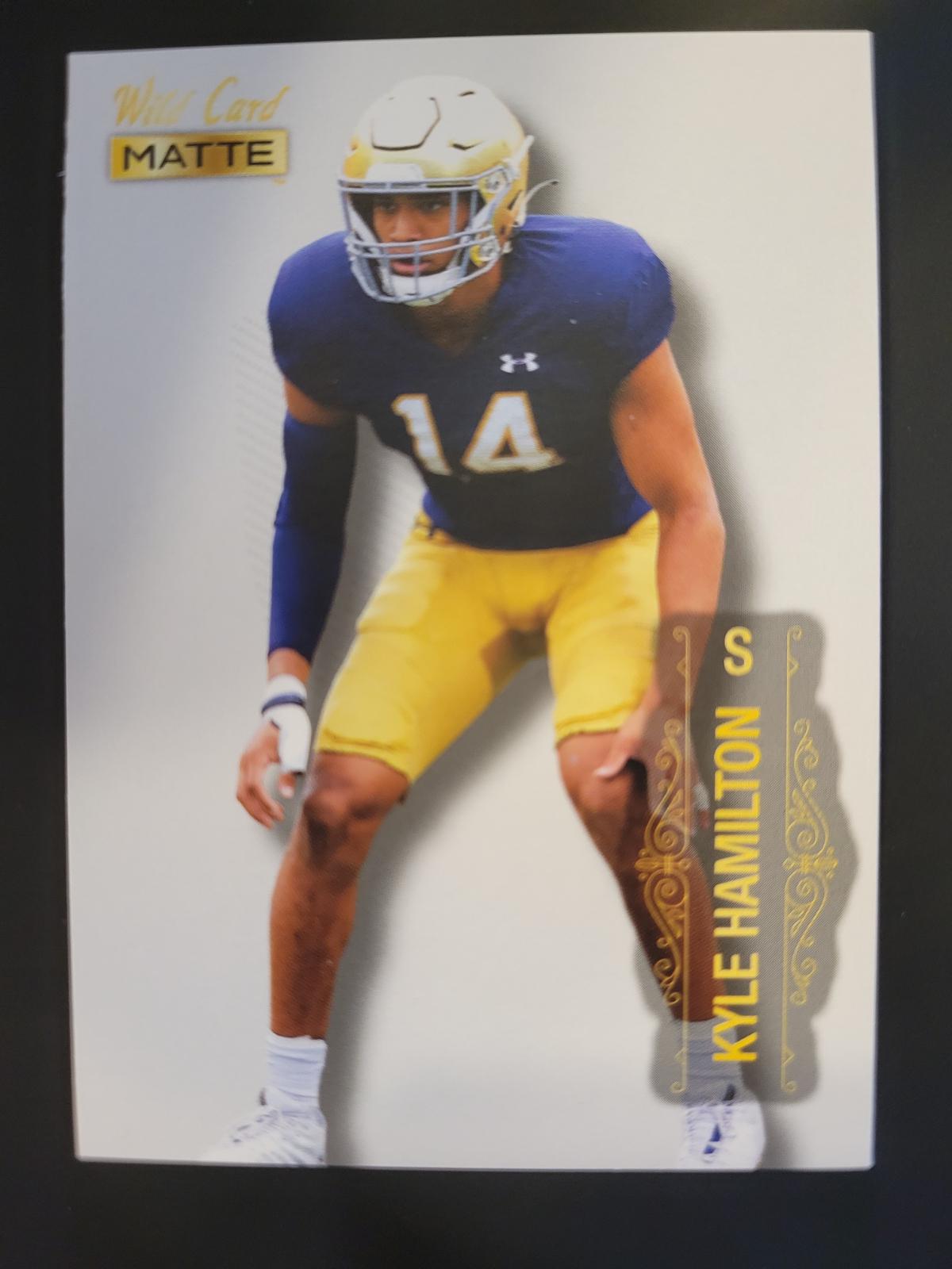 Kyle Hamilton #MB-81 2022 Wild Card Matte Football