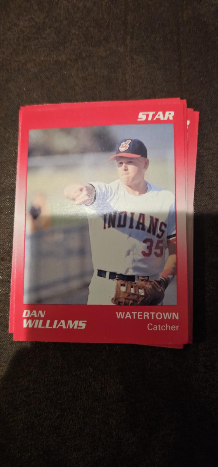Dan Williams #186 Baseball Cards 1989 Star