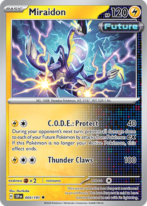 Miraidon #69 Pokemon Surging Sparks