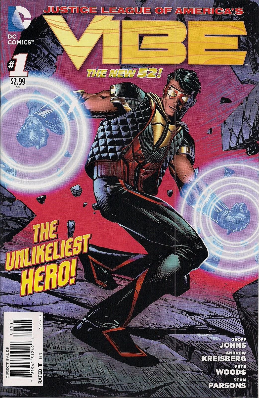 Justice League of America's Vibe #1 (2013) Comic Books Justice League of America's Vibe