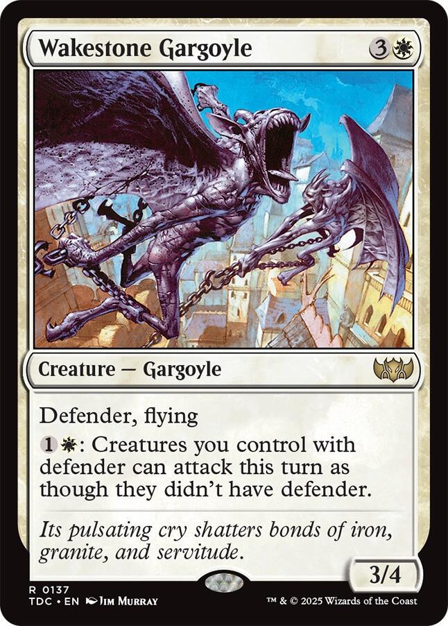 Wakestone Gargoyle (Magic Tarkir: Dragonstorm Commander)
