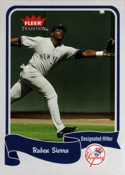 Ruben Sierra #44 Baseball Cards 2004 Fleer Tradition