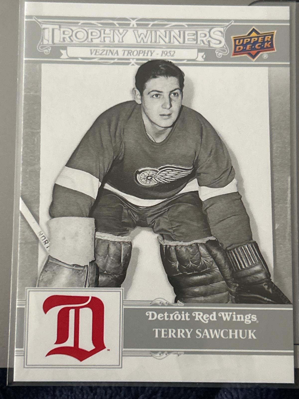 Terry Sawchuk #138 2025 Upper Deck Detroit Red Wings Centennial Hockey