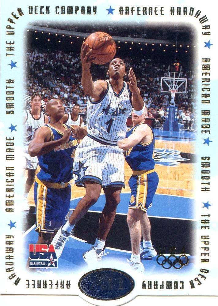 Anfernee Hardaway #A3 1996 Upper Deck USA Hardaway Basketball