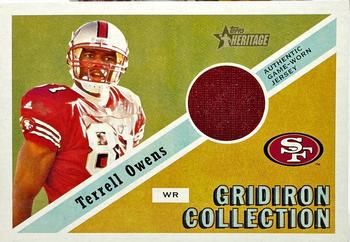 Terrell Owens #GC-TO 2002 Topps Heritage Football Gridiron Collection