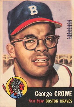 George Crowe #3 Baseball Cards 1953 Topps