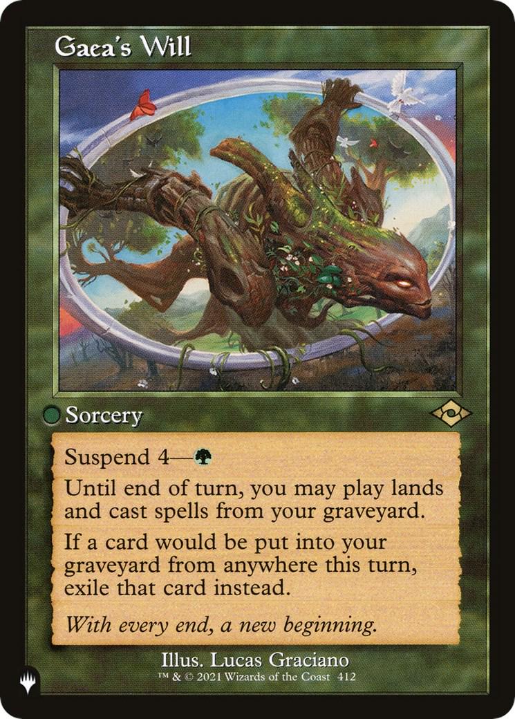 Gaea's Will (Magic The List Reprints)