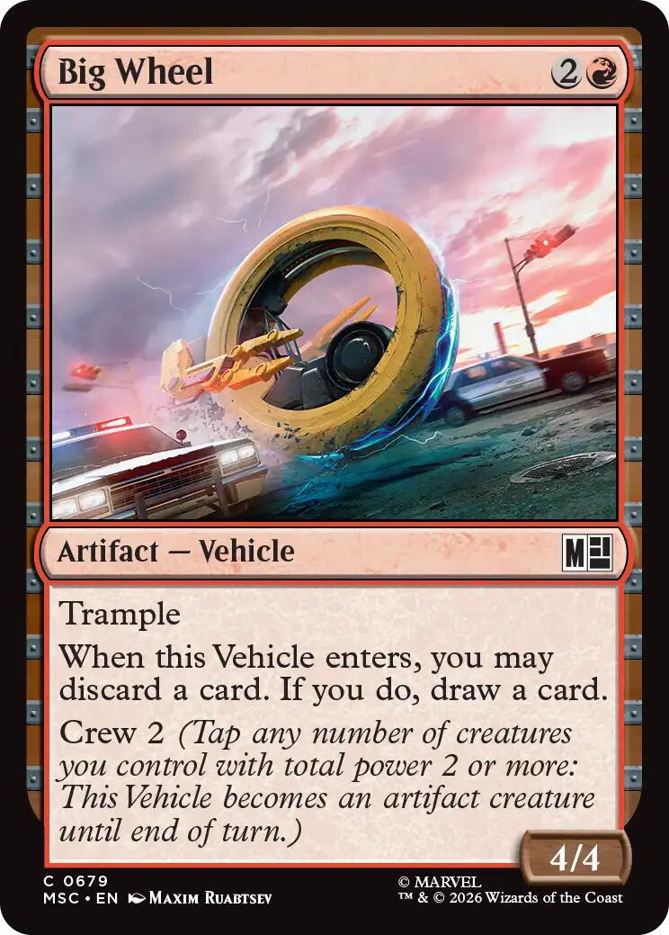 Big Wheel (Magic Marvel Super Heroes Commander)