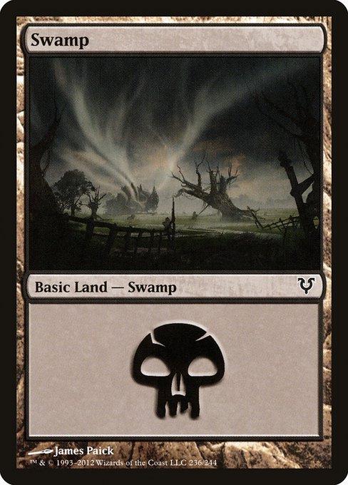 Swamp #236 Magic Avacyn Restored