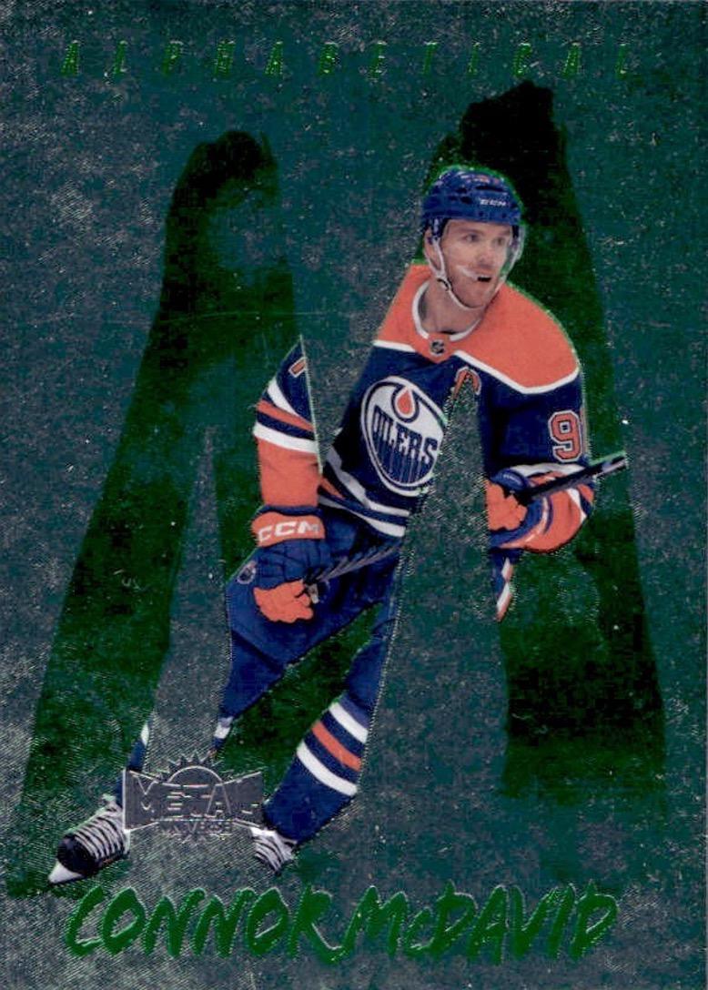 2024 SkyBox Metal Universe Alphabetical Connor McDavid #A-13 card