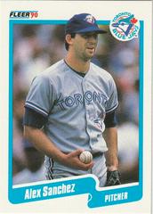 Alex Sanchez #92 Baseball Cards 1990 Fleer Prices