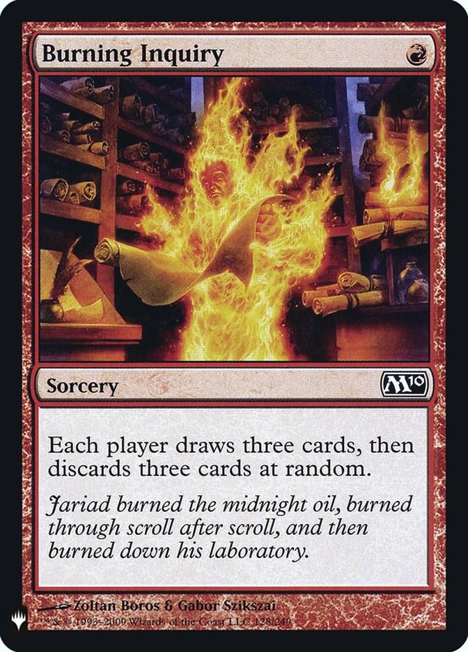 Burning Inquiry (Magic The List Reprints)