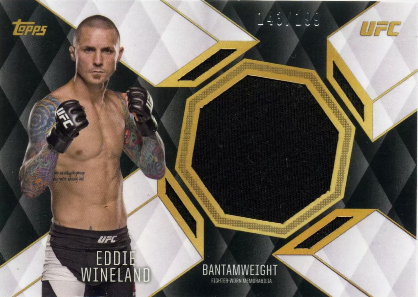 Eddie Wineland #TCR-EW Ufc Cards 2016 Topps UFC Top of the Class Relics