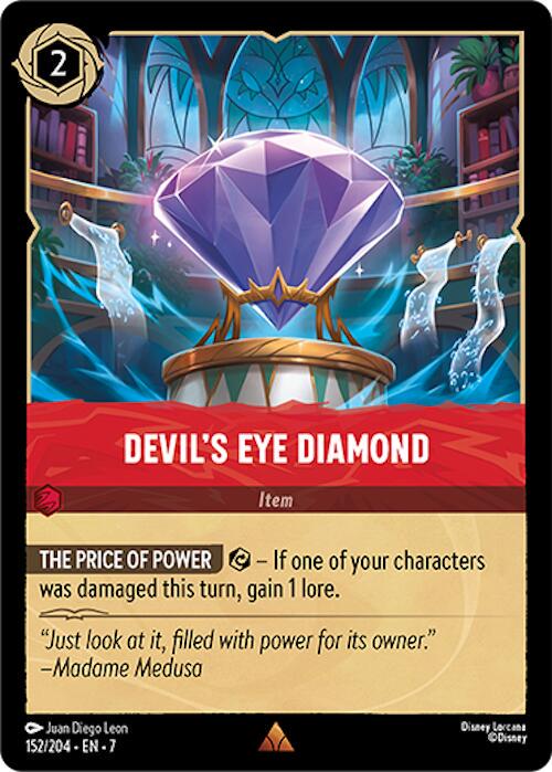Devil's Eye Diamond #152 Lorcana Archazia's Island