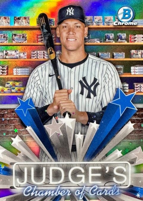 Aaron Judge #HS-11 Baseball Cards 2025 Bowman Hobby Stars